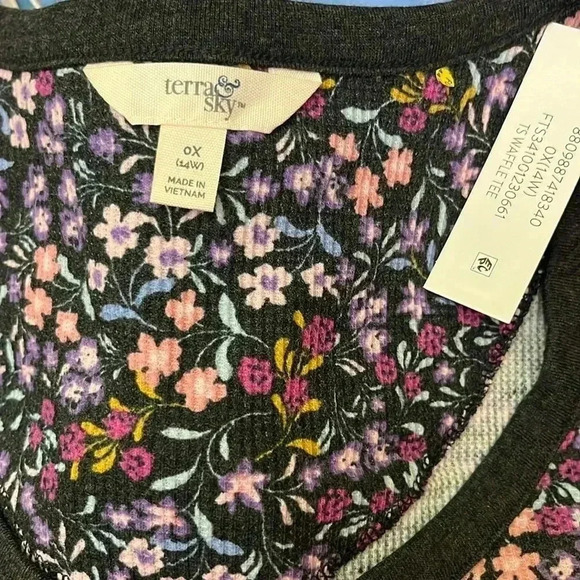 🆕 Terra & Sky Semi Fitted Shirt -Size 0X/14W - Picture 3 of 5